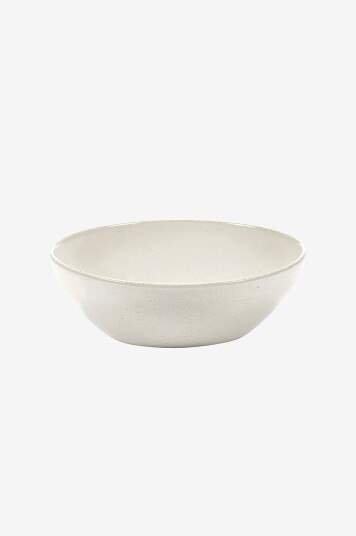 Serax   Bowl L Out Of Lines By Uncharted 2 Pack   Hvit