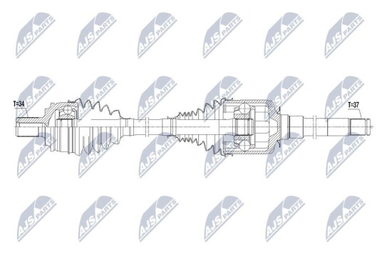 Nty Drivaksel NTY NPW ME 219