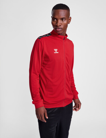 Hummel Hmlauthentic Pl Zip Jacket - Red - S Hummel Hmlauthentic Pl Zip Jacket - Red - S