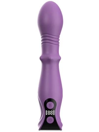 3-in-1 Thrusting Dildo With LCD Display