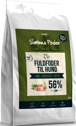 Simbas Grain Free Lam Tørrfôr 10 kg