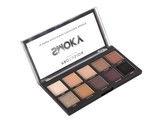 Profusion Profusion Smoky Eyeshadow Palette Paleta 10 Øyenskygge