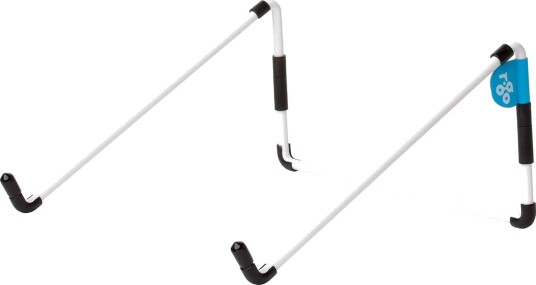 R-Go Steel Travel Laptopstativ 10-22" Hvit