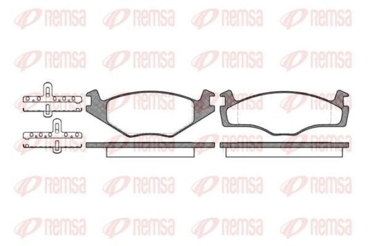 Bremseklosser REMSA 0171.00 Bremseklosser REMSA 0171.00