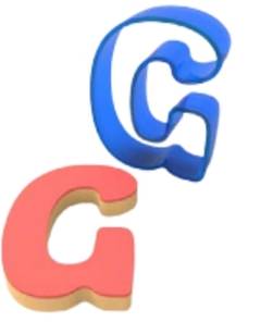 Pepperkakeform Bokstav G 