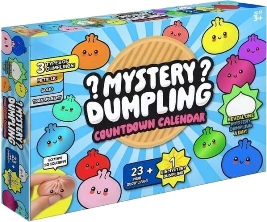 2026 Ny Squishy Dumpling Bao Dumpling Mystisk Adventskalender 24 TILFELDIGE Dumplings