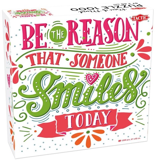Tactic Puslespill 1000 B Someone Smiles Today Tactic Tactic Puslespill 1000 B Someone Smiles Today Tactic
