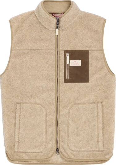 Heroes Wool Fleece Vest M Natural M