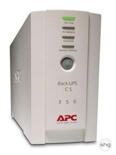 APC Back-UPS CS 350 - UPS - AC 230 V - 210 watt - 350 VA - RS-232, USB - utgangskontakter: 4 - beige