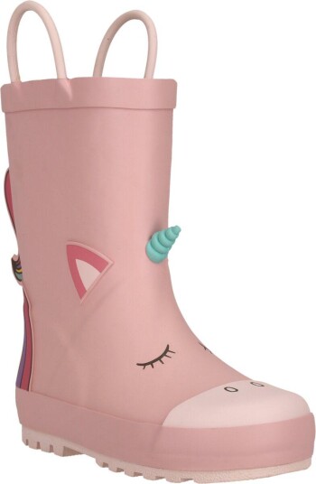 Zig Zag ZigZag Kids" Rook Rubber Boot Silver Pink 23