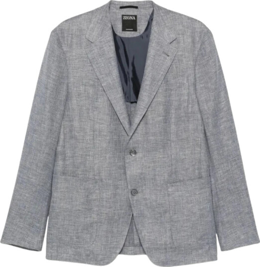 Zegna Herre Dress Grå M,