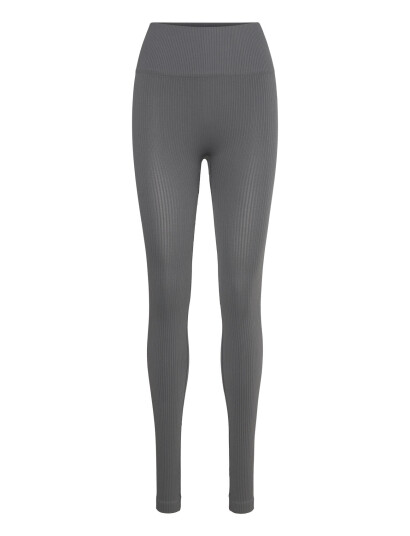 Björn Borg Studio Seamless Ribbed Tights - Grey - XS Björn Borg Studio Seamless Ribbed Tights - Grey - XS
