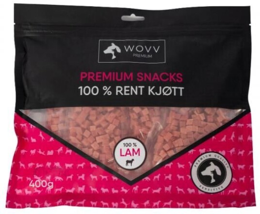Wovv Små Biter Lam Godbiter 400g til Hund Wovv Små Biter Lam Godbiter 400g til Hund