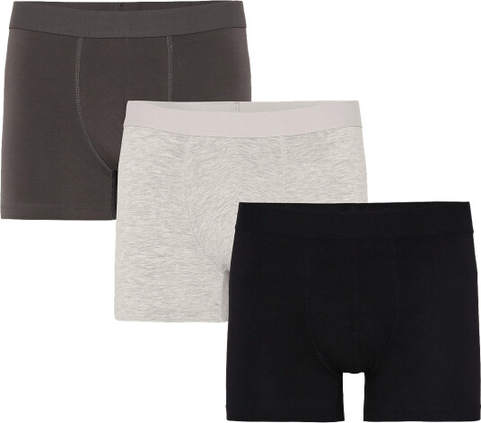 Weekday 3 Pack Boxer Briefs Grey M Weekday 3 Pack Boxer Briefs Grey M