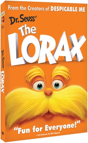 Dr Seuss The Lorax DVD Dr Seuss The Lorax DVD