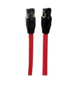 MicroConnect - Koblingskabel - RJ-45 (hann) til RJ-45 (hann) - 3 m - S/FTP - CAT 8.1 - halogenfri, uten hindringer - rød