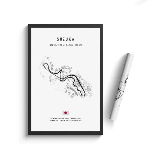 Plakat – SUZUKA / INTERNATIONAL RACING COURSE