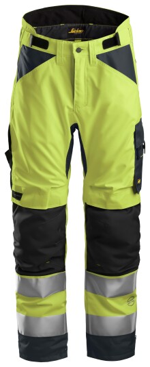 Snickers Workwear 6639 AllroundWork Vinterbukse varsel, gul, lang størrelse Varsel, Gul, Klær