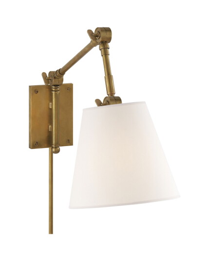 Visual Comfort Graves Pivoting Sconce Antique Brass