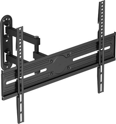 Deltaco mounting kit - full-motion - for curved / flat panel - 3-way tilt swivel up to 35 kg - black - Max 35 kg - recommended for 70"