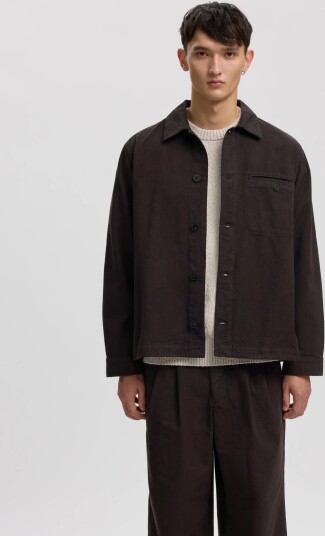 Annarr Anrvern Structure Overshirt Brown XL