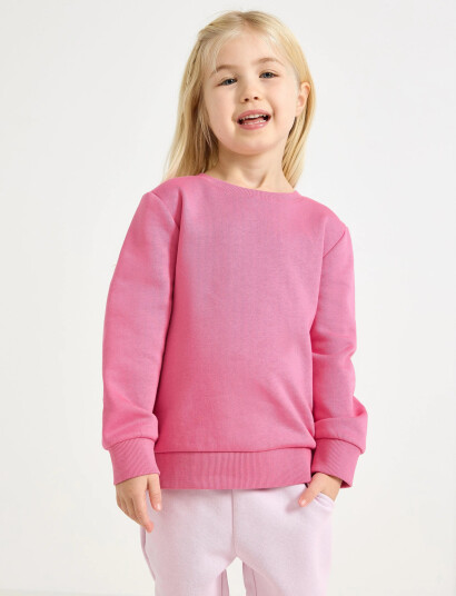 Lindex Sweatshirts Solid Basic Pink 116