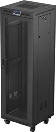 Lanberg Ff01 Series Rack Skap 600 X 600 Flat Pack With Mesh Door Lcd