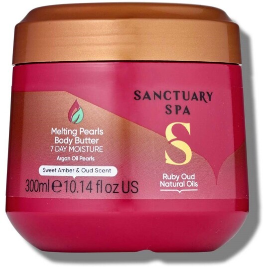 Sanctuary Spa Ruby Oud Natural Oils Melting Pearl Body Butter 300 ml