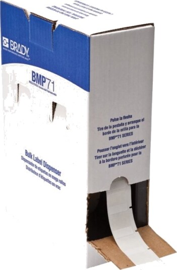 Brady Vinyl Matt Permanent Akryl Adhesiv 102 Mikroner Hvit Gjennomskinnelig 25.4 X 25.4 Mm 2500 EtikettEr 1 RullEr X 2500 Bulk Merkelapper Brady Vinyl Matt Permanent Akryl Adhesiv 102 Mikroner Hvit Gjennomskinnelig 25.4 X 25.4 Mm 2500 EtikettEr 1 RullEr X 2500 Bulk Merkelapper