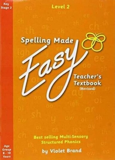 Spelling Made Easy Revised A4 Text Book Level 2 Av Violet Brand