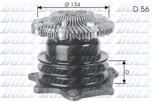 DOLZ N144 Vannpumpe DOLZ N144 Vannpumpe
