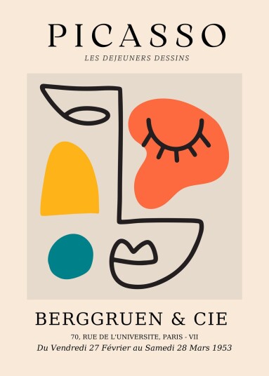 Plakat Picasso Les Dejeuners Dessins