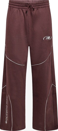 New Balance Trackside Fleece Pant CHERRY LEATHER S