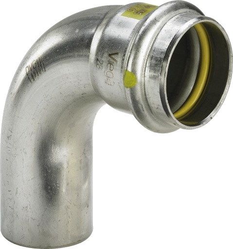 54 mm Sanpress Inox G bøy 90°