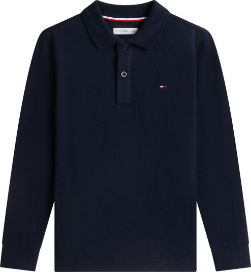 Tommy Hilfiger Reg Polo Ls DARK NIGHT NAVY 176