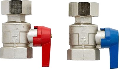 Watts Kugleventilsett 1" x 3/4" Nikkel Til Fordeler 10156017