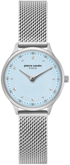Pierre Cardin Dameklokke PC902682F301 La Gloire Blå/Stål Ø27 mm