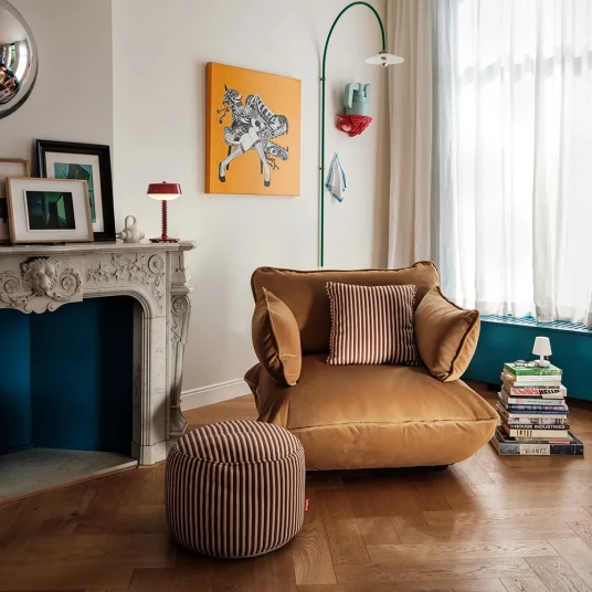 Fatboy Sumo Loveseat Velvet Recycled Almond
