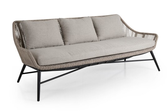 Brafab Pembroke 3-seter sofa Beige med beige pute Beige