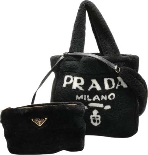 Prada Vintage Dame Svart Prada Vintage Dame Svart