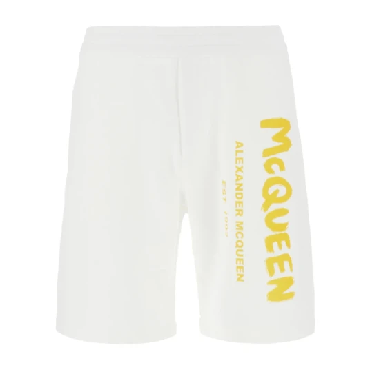 Alexander McQueen Herre Shorts Hvit L