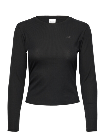 New Balance Micro-Rib Long Sleeve - Black - XL
