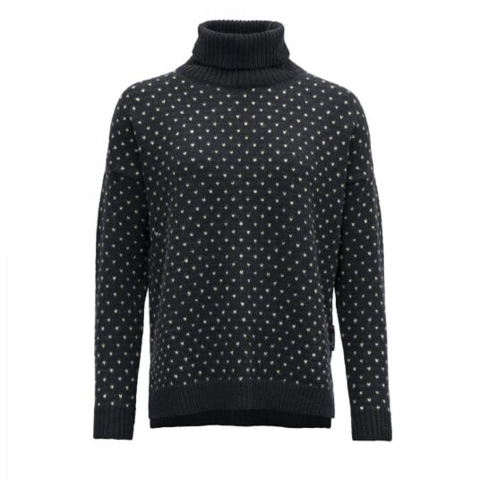 Devold SØRISEN WOOL SWEATER WMN Dame, 284A INK/GREY, XL Devold SØRISEN WOOL SWEATER WMN Dame, 284A INK/GREY, XL