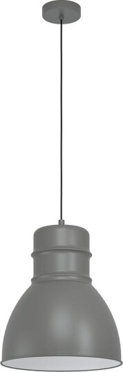 Taklampe Ebury - Umbra Grå/Hvit