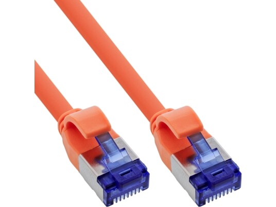 Inline® Patchkabel Slim Cat.6A S/Ftp Tpe Lszh Flexibel Poe Orange 10M Inline® Patchkabel Slim Cat.6A S/Ftp Tpe Lszh Flexibel Poe Orange 10M