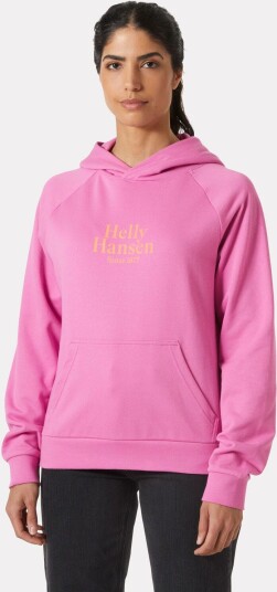 Helly Hansen Core Graphic Hettegenser Dame Rosa Hvit M