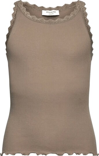 Rosemunde Kids Rkbalta Modal Sl Short Lace Top - WALNUT - 128