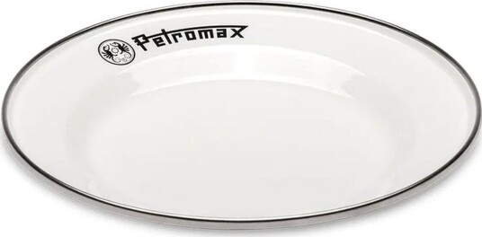 Petromax Enamel Plates White 2 Pieces  18 cm  White OneSize