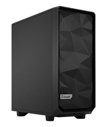 Fractal Design Meshify 2 Compact Midi Tower Kabinett - Svart - 3 Vifter