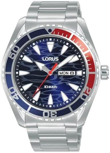 Lorus Herreklokke RH383AX9 Sports Blå/Stål Ø43 mm